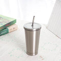 Stainless Steel Straw Tumbler