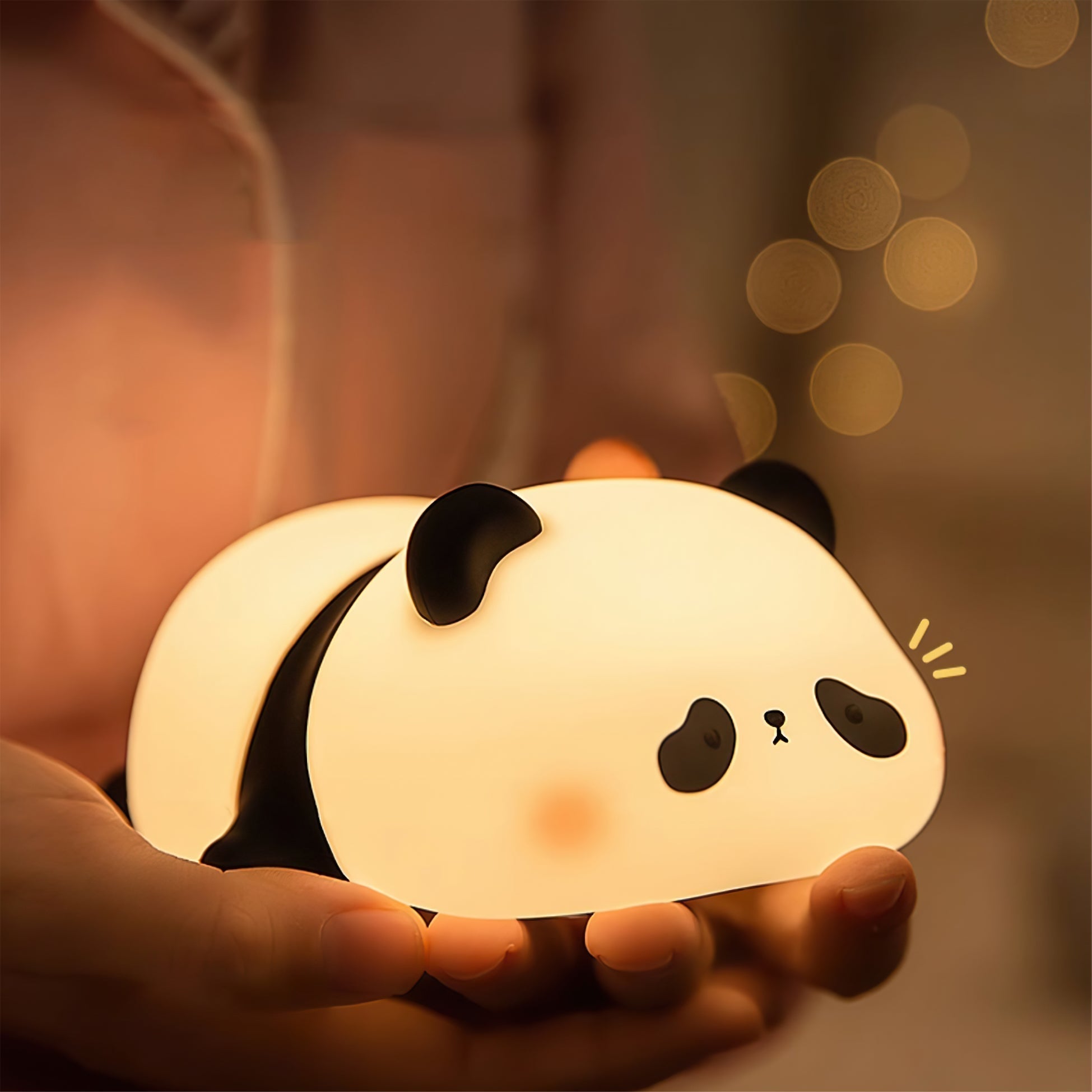 Kawaii Panda Led Silicone Night Light Lamp
