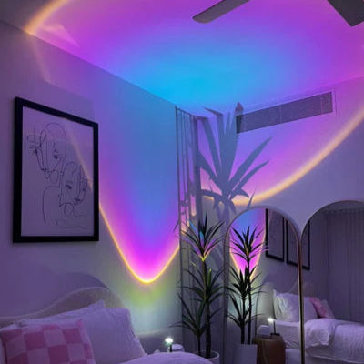 SunGlow Aura Light – 16-Color Mood Projector
