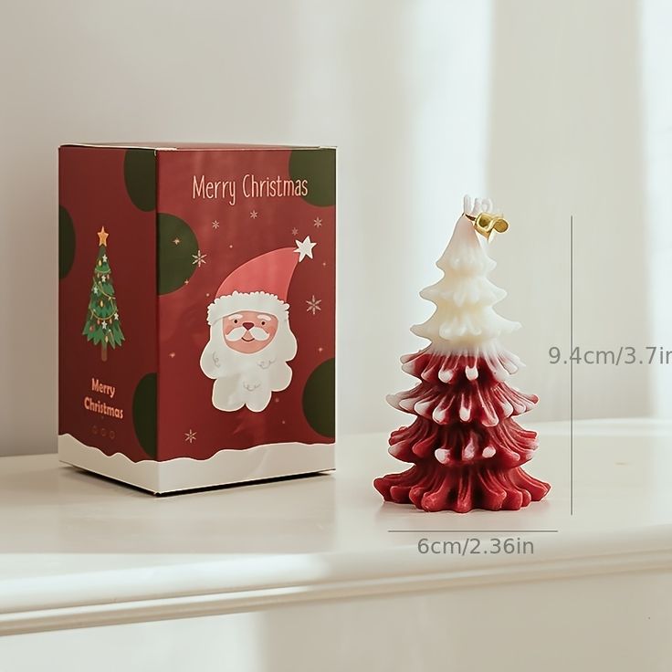 Festive Christmas Tree Sceneted Candles