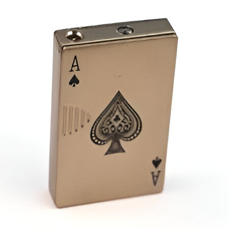 Stylish Jet Flame Windproof Card Lighter with Blue LED Torch – Compact & Sleek