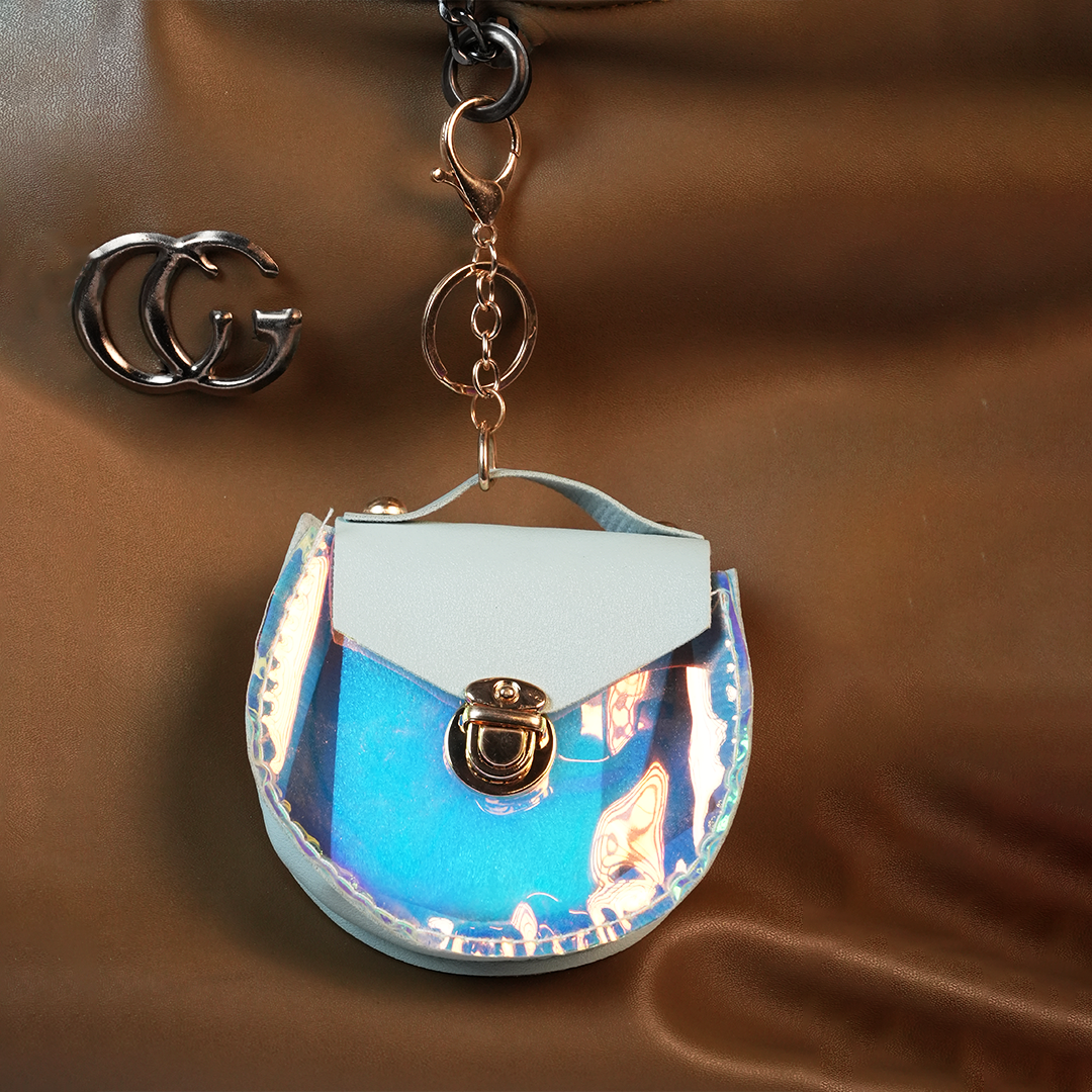 Mini Holographic Coin Purse Keychain | Cute & Compact