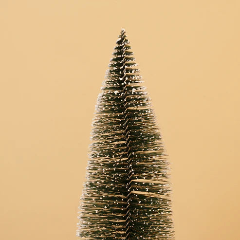 Set-2 Snow-Frosted Mini Christmas Tree