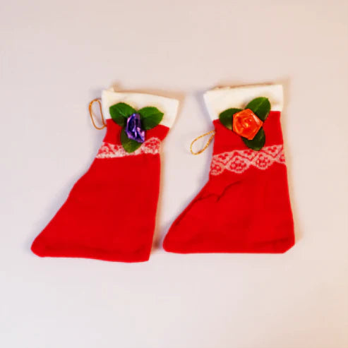 Set-4 Christmas Stocking Gift Bags
