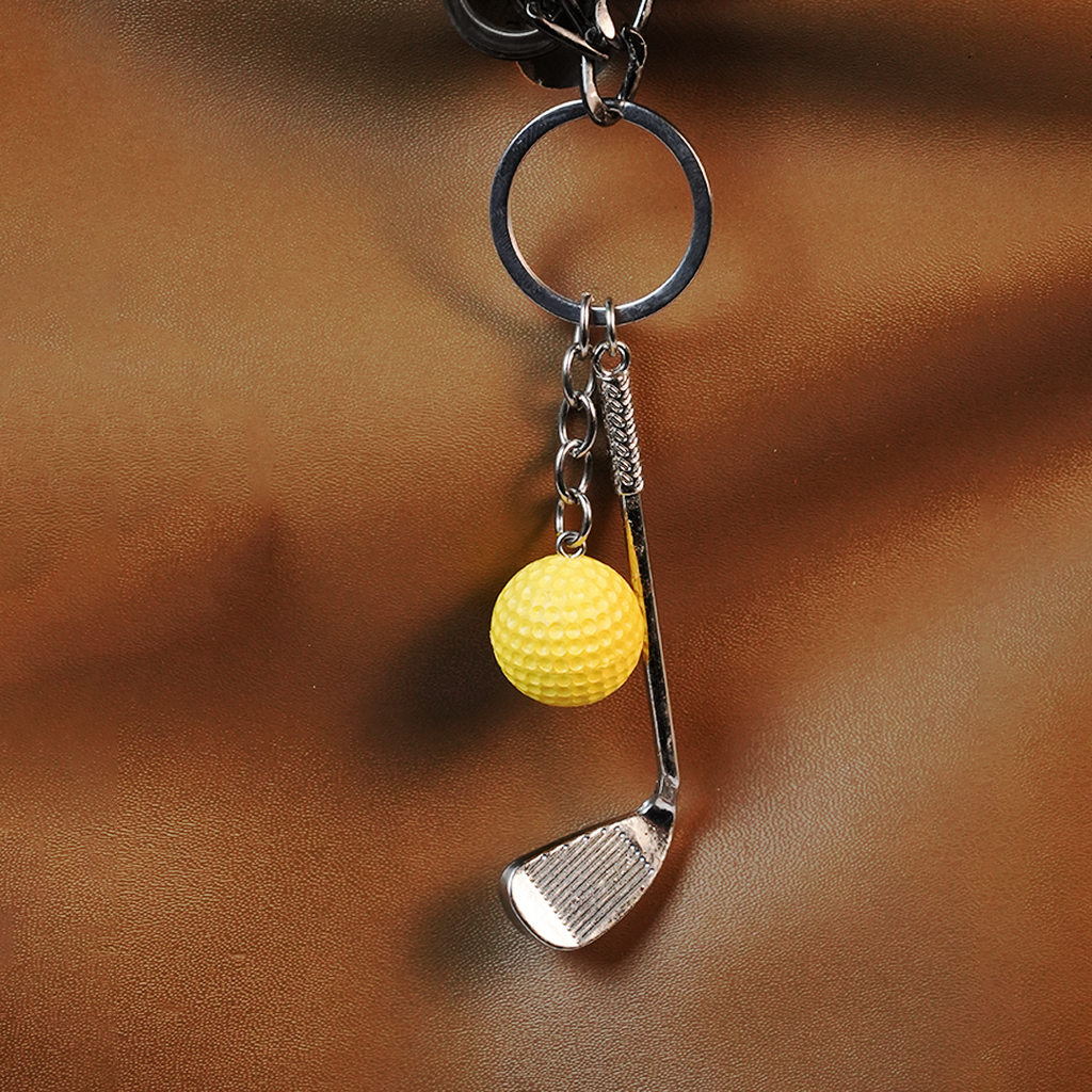 Sports Keychain Collection | Mini Racket, Bat & Golf Charm
