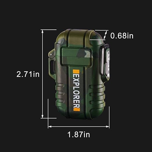 Pocket-Size Elegant Army Lighter – Rugged Looks, Sleek Feel