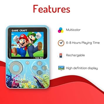 Retro GameBox 500 Games in 1 (Premium Quality) by Decorbazaar™
