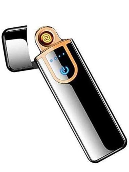 USB Touch Lighter – Windproof, Flameless & Rechargeable