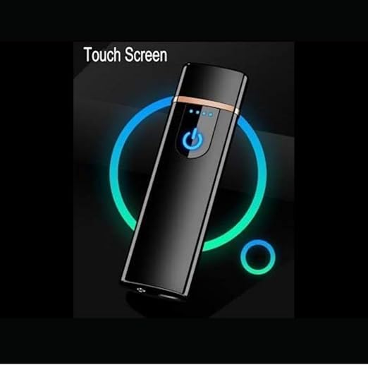 USB Touch Lighter – Windproof, Flameless & Rechargeable