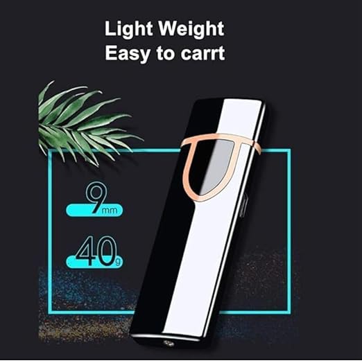 USB Touch Lighter – Windproof, Flameless & Rechargeable