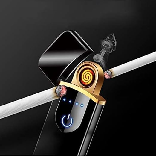 USB Touch Lighter – Windproof, Flameless & Rechargeable