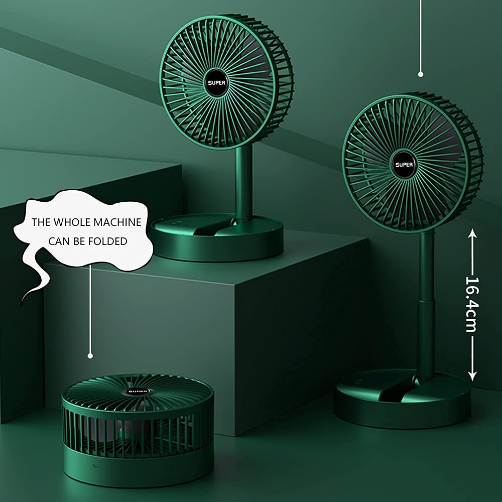 Foldable Rechargeable Desk Fan with USB