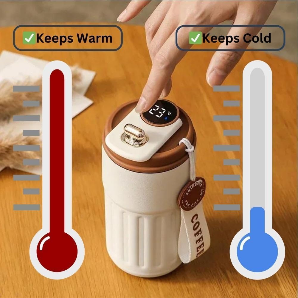 CozyCup Insulated Tumbler – Leak-Proof, Non-Slip & Long-Lasting Warmth