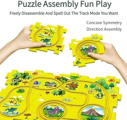 Puzzle Racer Kids Car Track Set