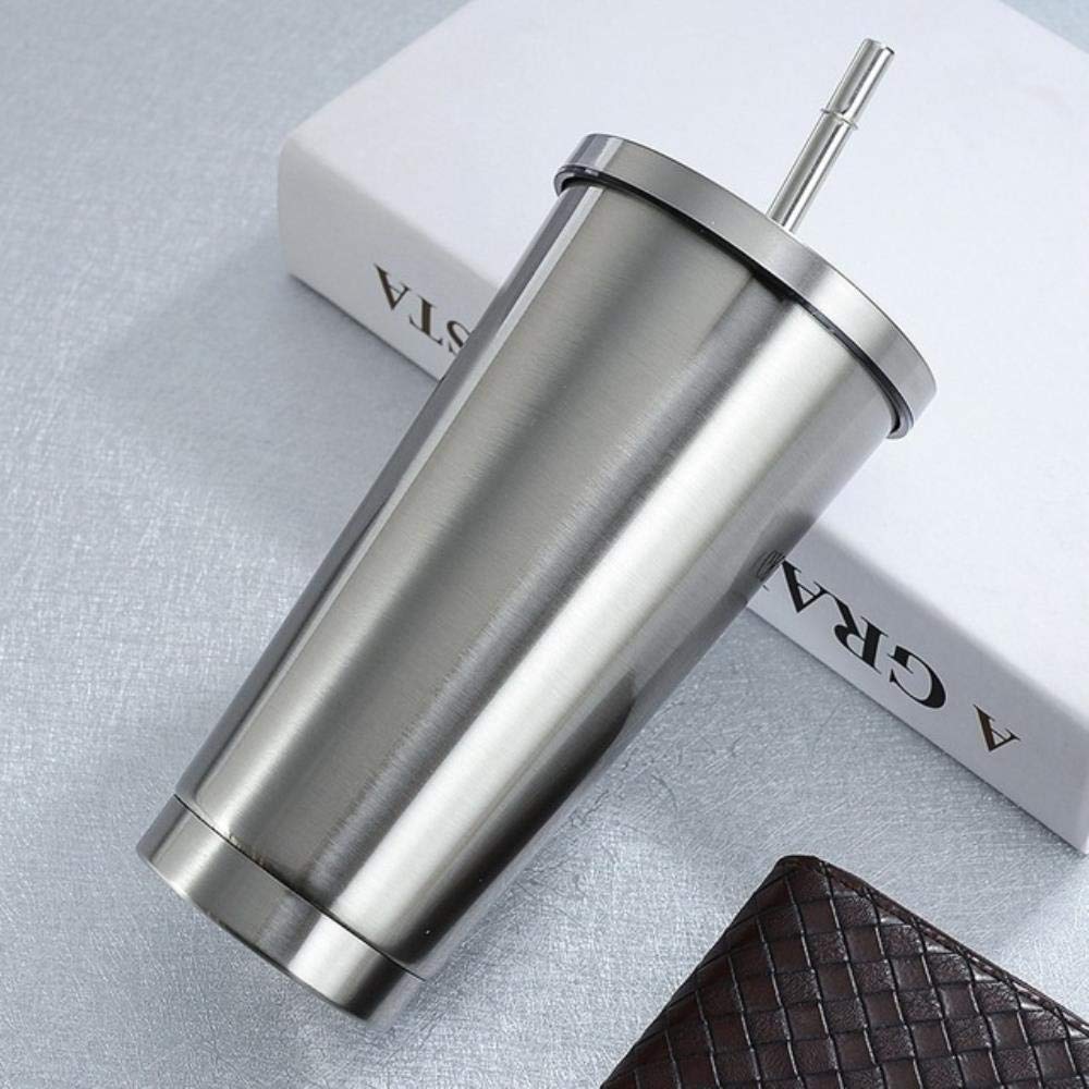 Stainless Steel Straw Tumbler
