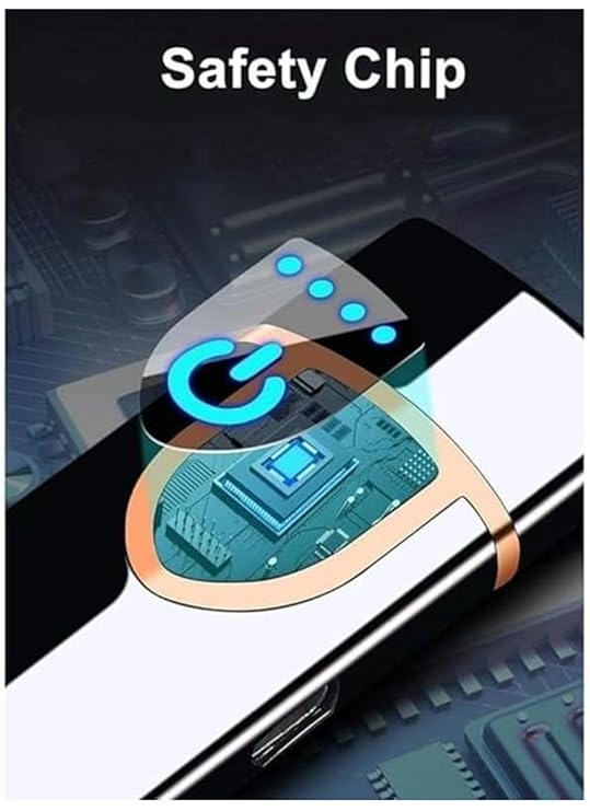 USB Touch Lighter – Windproof, Flameless & Rechargeable
