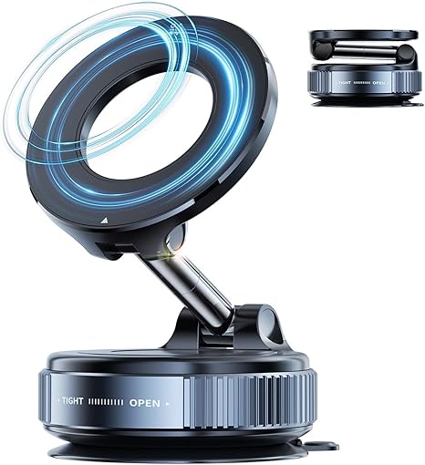 Vacuum Suction Magnetic Phone Holder