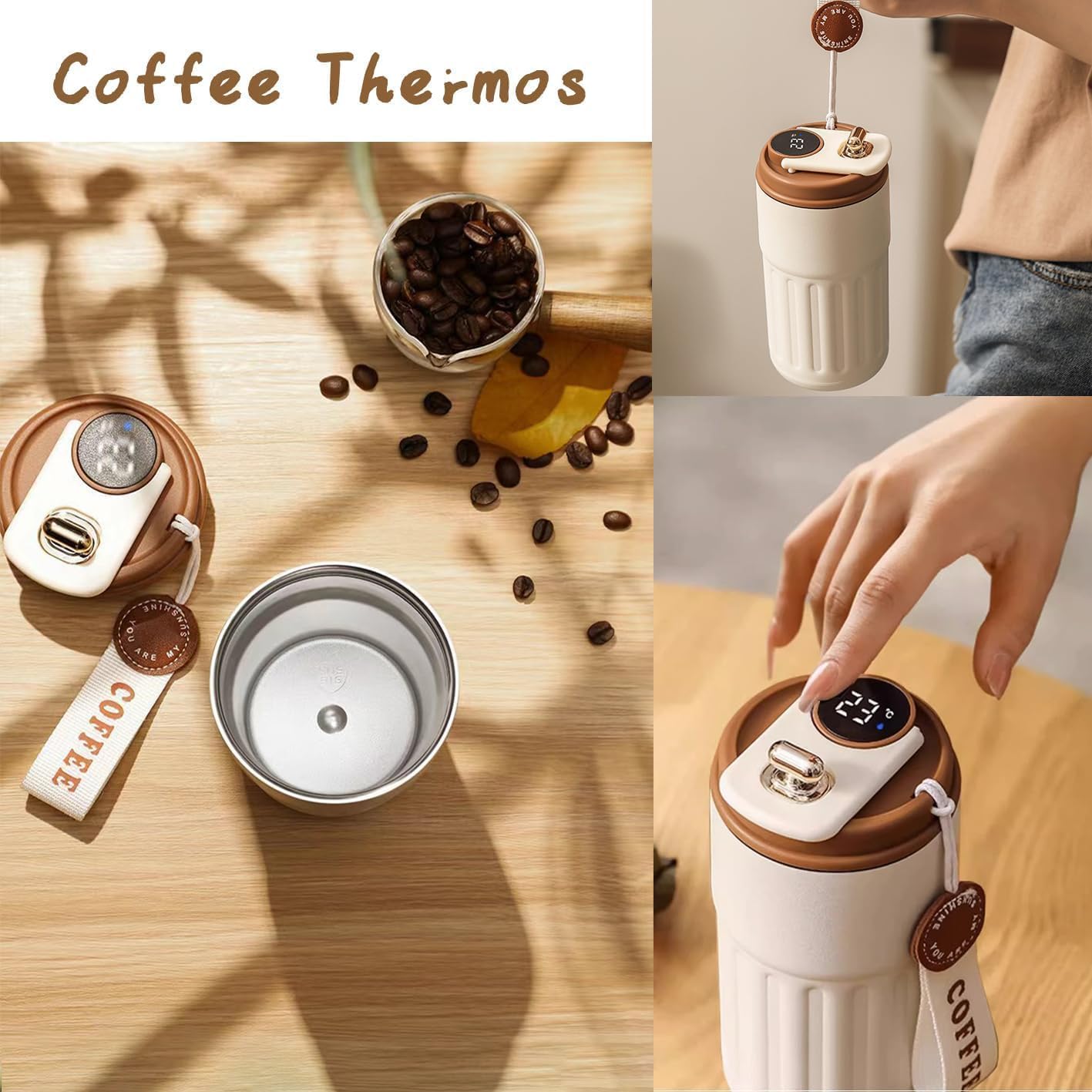 CozyCup Insulated Tumbler – Leak-Proof, Non-Slip & Long-Lasting Warmth