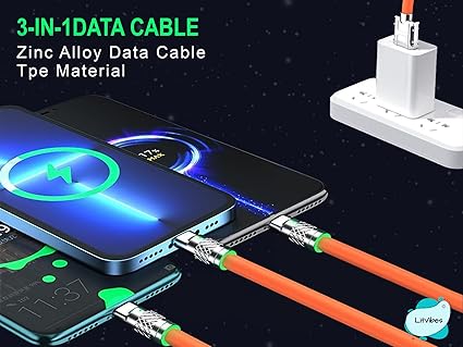 ⚡ 3-in-1 Universal Charging Cable – One Cable, Endless Power