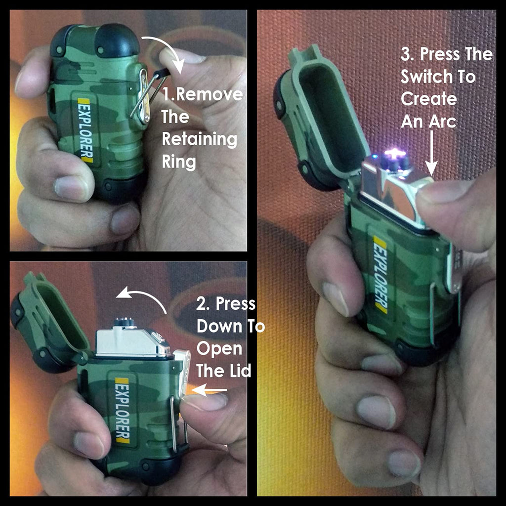 Pocket-Size Elegant Army Lighter
