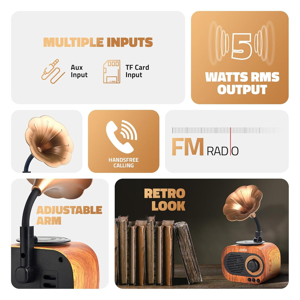 Classic Retro Wireless BT Speaker
