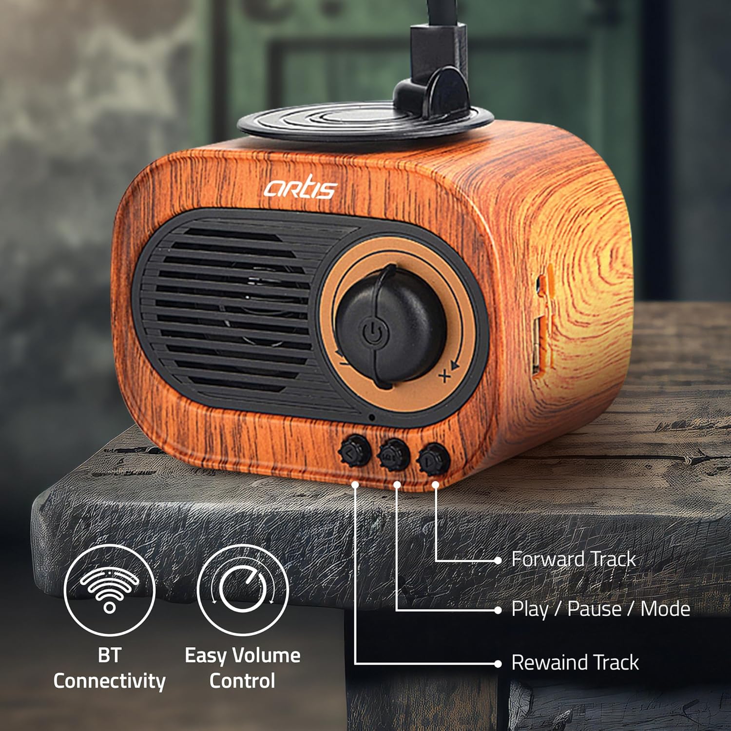 Classic Retro Wireless BT Speaker
