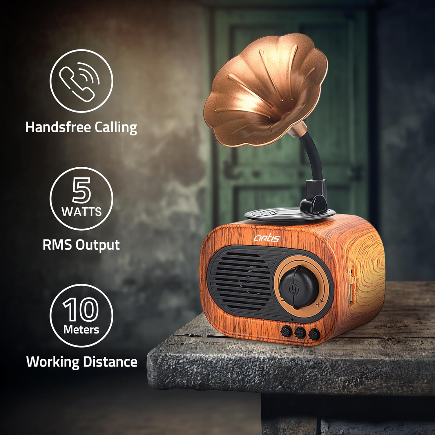Classic Retro Wireless BT Speaker