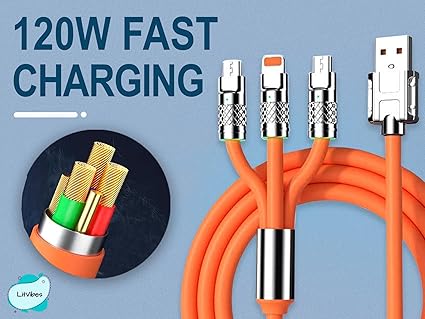 ⚡ 3-in-1 Universal Charging Cable – One Cable, Endless Power