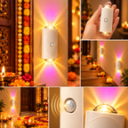 LED Wireless Wall Sconce with 7 Colors Changing, Motion Sensor Light (Copy)
