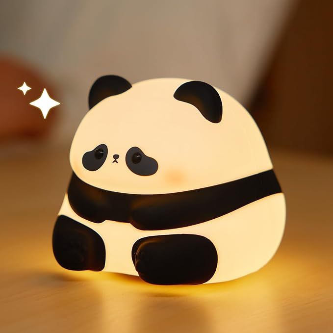 Kawaii Panda Led Silicone Night Light Lamp