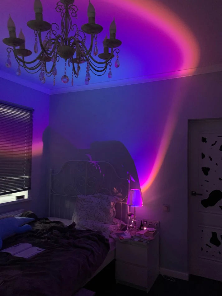 SunGlow Aura Light – 16-Color Mood Projector