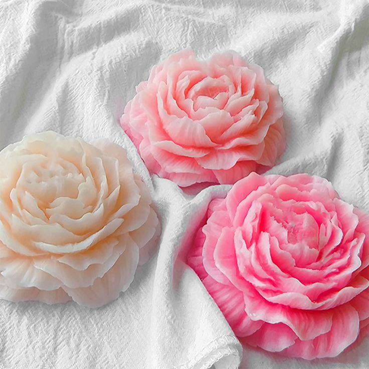 Rose Scented Candle - Pack of 3