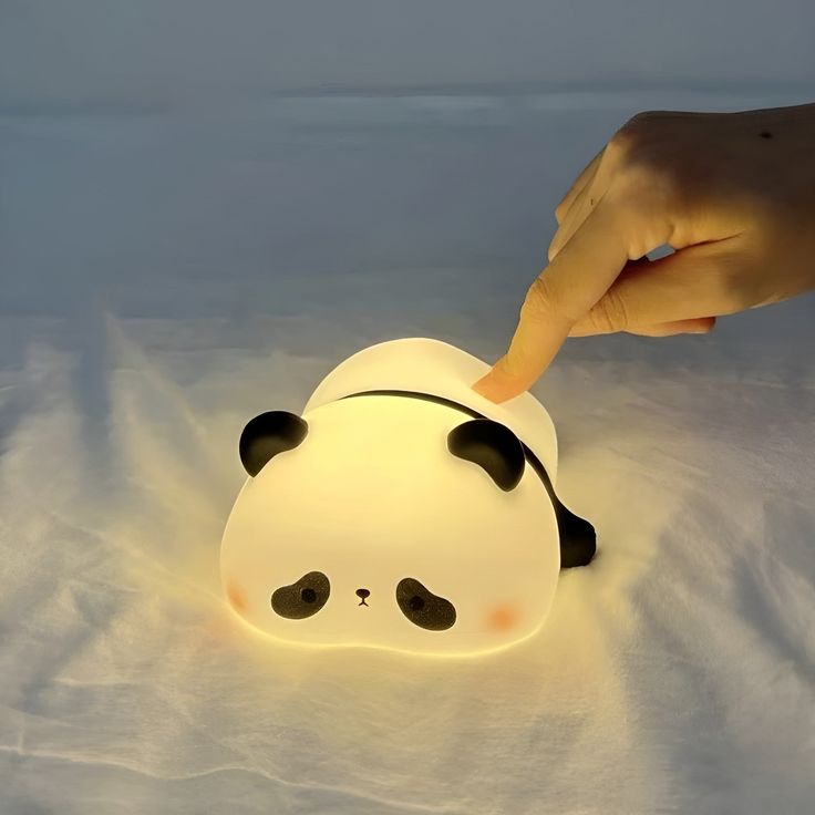 Kawaii Panda Led Silicone Night Light Lamp