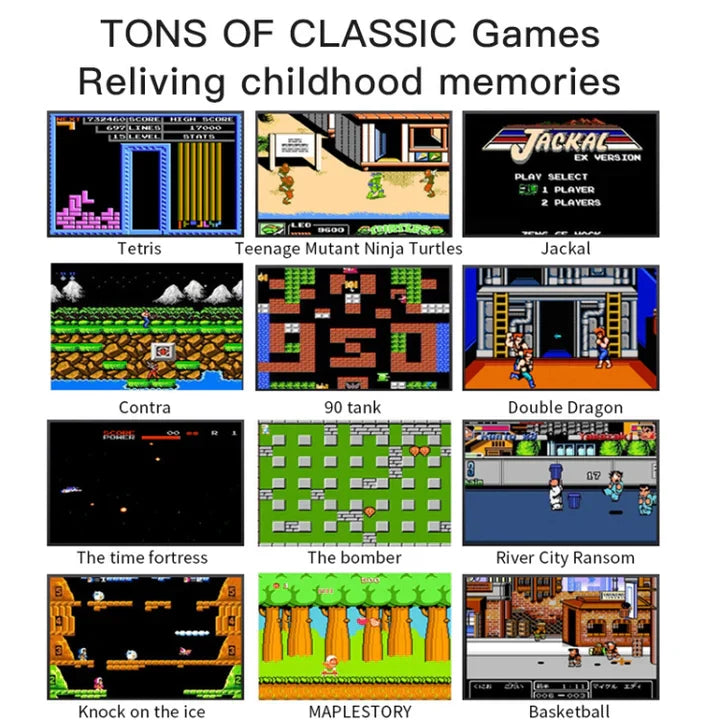 Retro GameBox 500 Games in 1 (Premium Quality) by Decorbazaar™