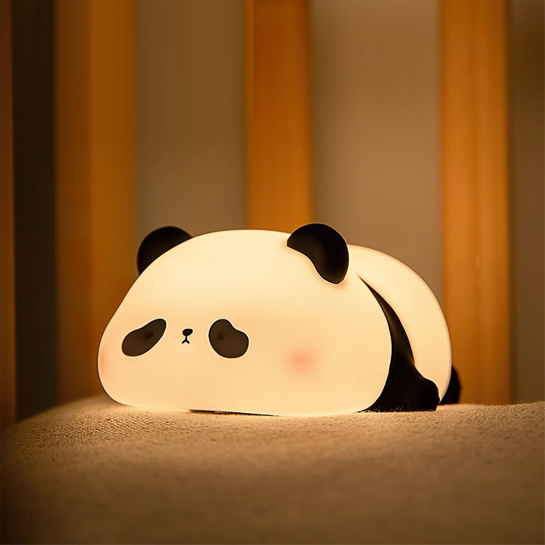 Kawaii Panda Led Silicone Night Light Lamp