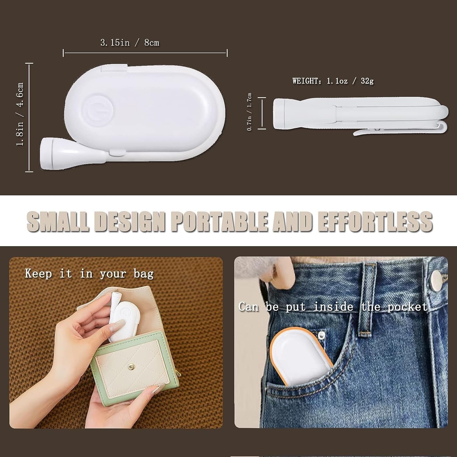 Clip Book Reading Light