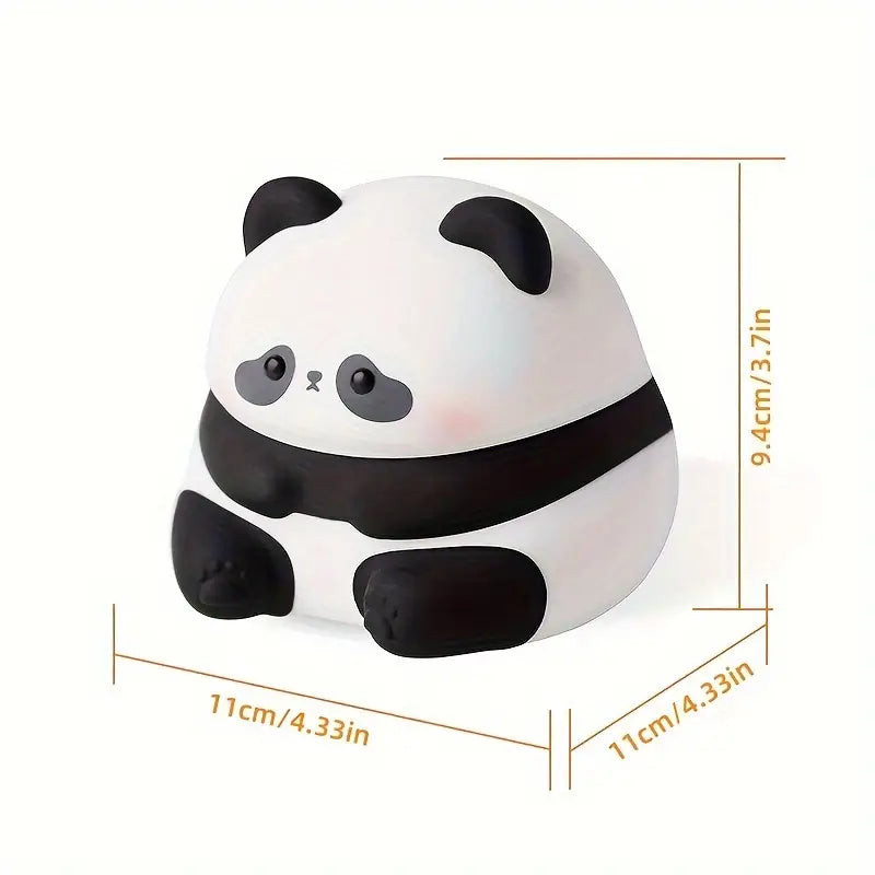 Kawaii Panda Led Silicone Night Light Lamp