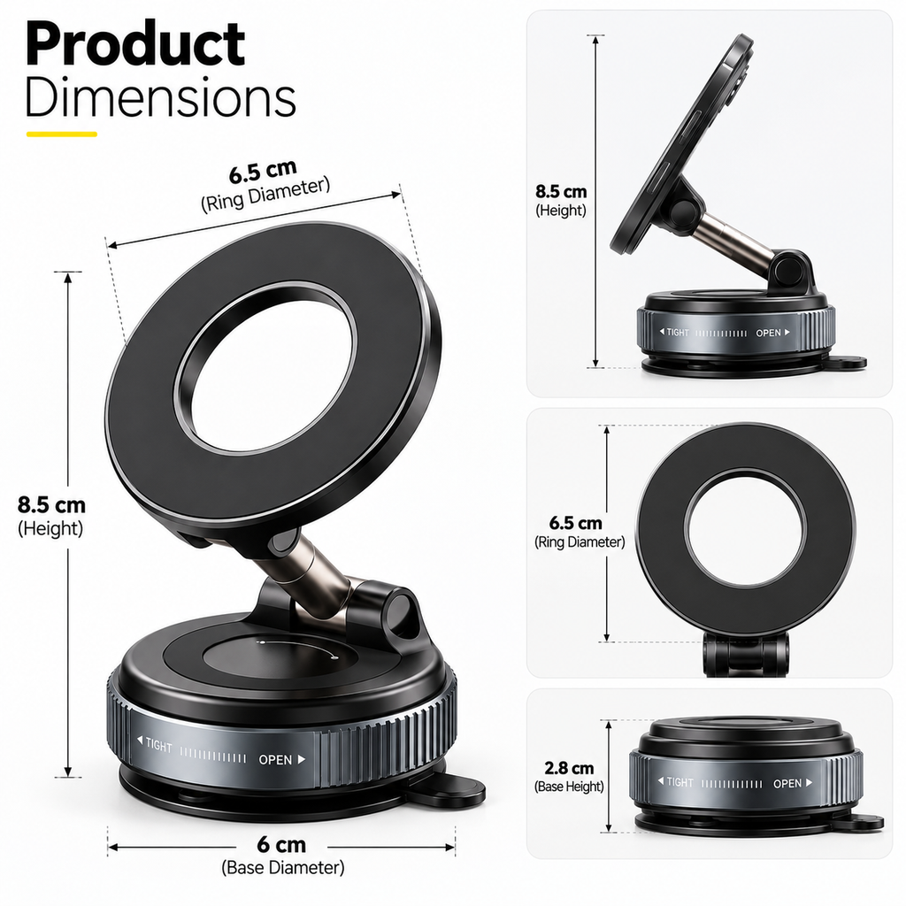 Rechargeable Selfie Light | Clip-On LED Fill Light for Phone & Camera | Adjustable Brightness