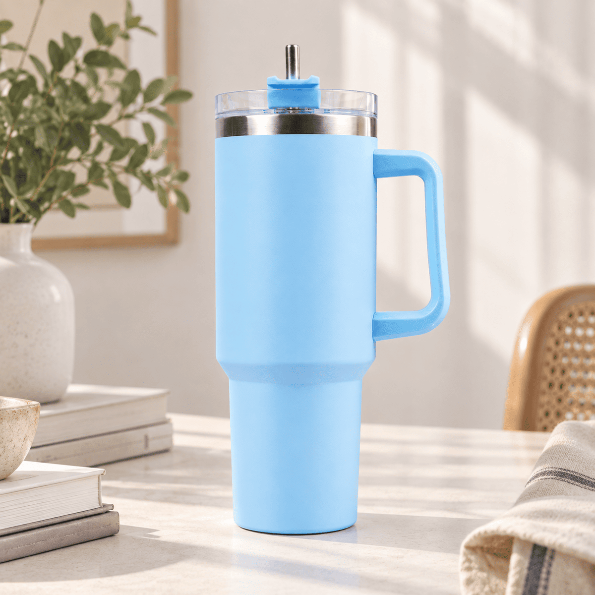 H20 FlowState 40oz Stainless Steel Vacuum Insulated Tumbler ( SKY BLUE )