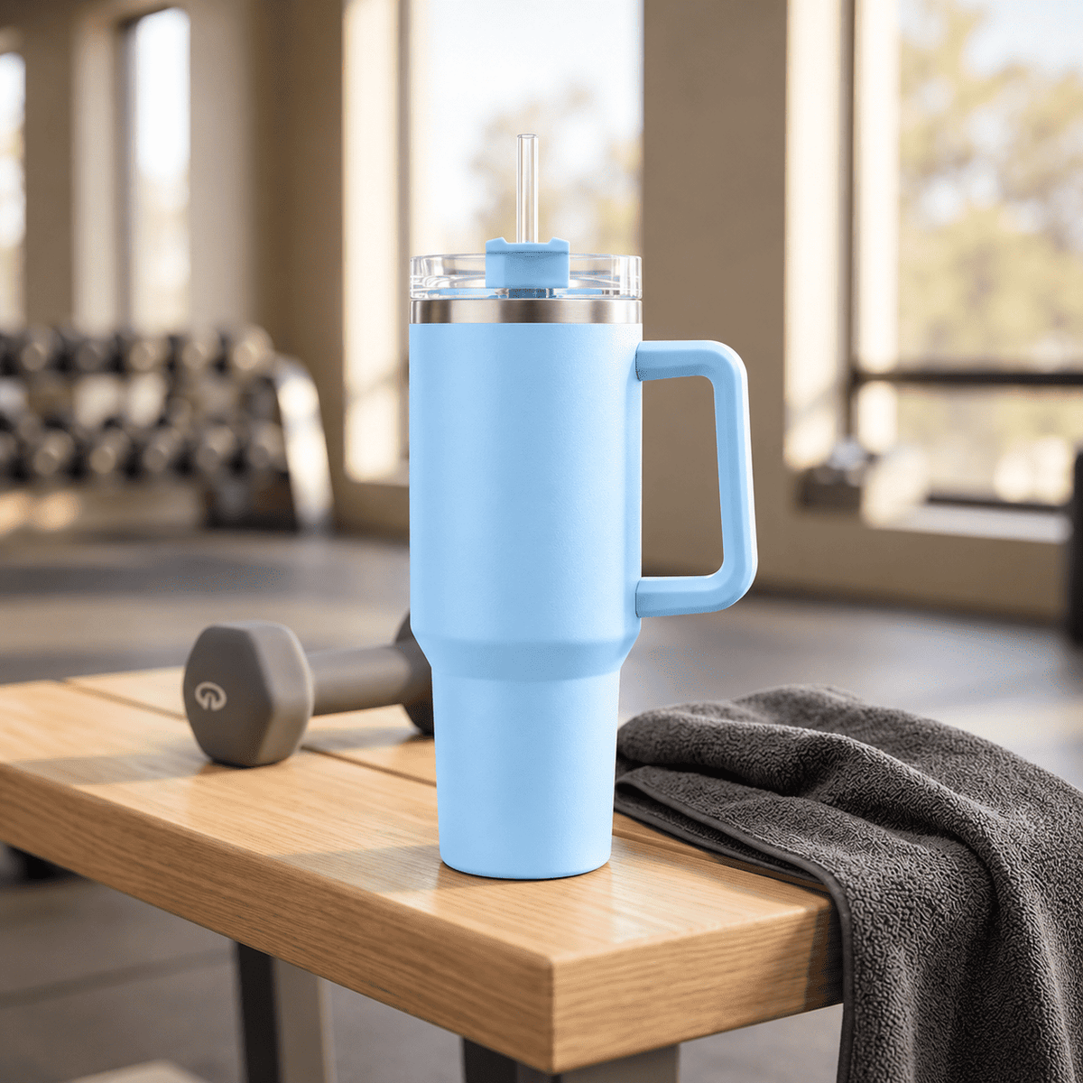 H20 FlowState 40oz Stainless Steel Vacuum Insulated Tumbler ( SKY BLUE )