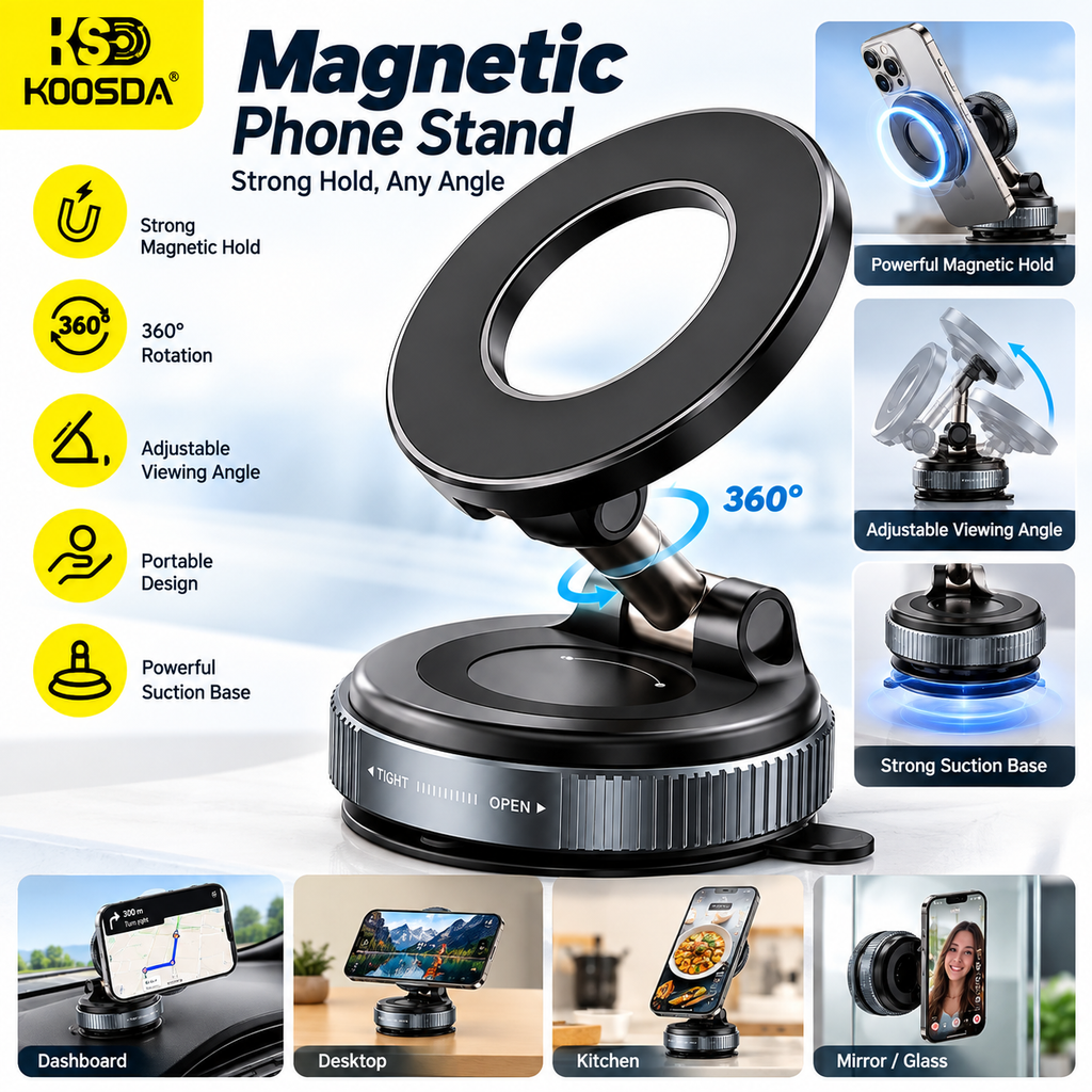 Rechargeable Selfie Light | Clip-On LED Fill Light for Phone & Camera | Adjustable Brightness