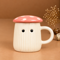 White Ribbed Ceramic Mug – Minimalist Textured Coffee & Tea Cup