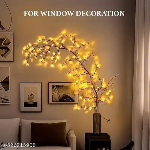 LED Cherry Blossom Tree Branch Light | Warm White Fairy String Lights for Home Decor