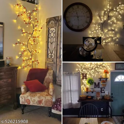 LED Cherry Blossom Tree Branch Light | Warm White Fairy String Lights for Home Decor