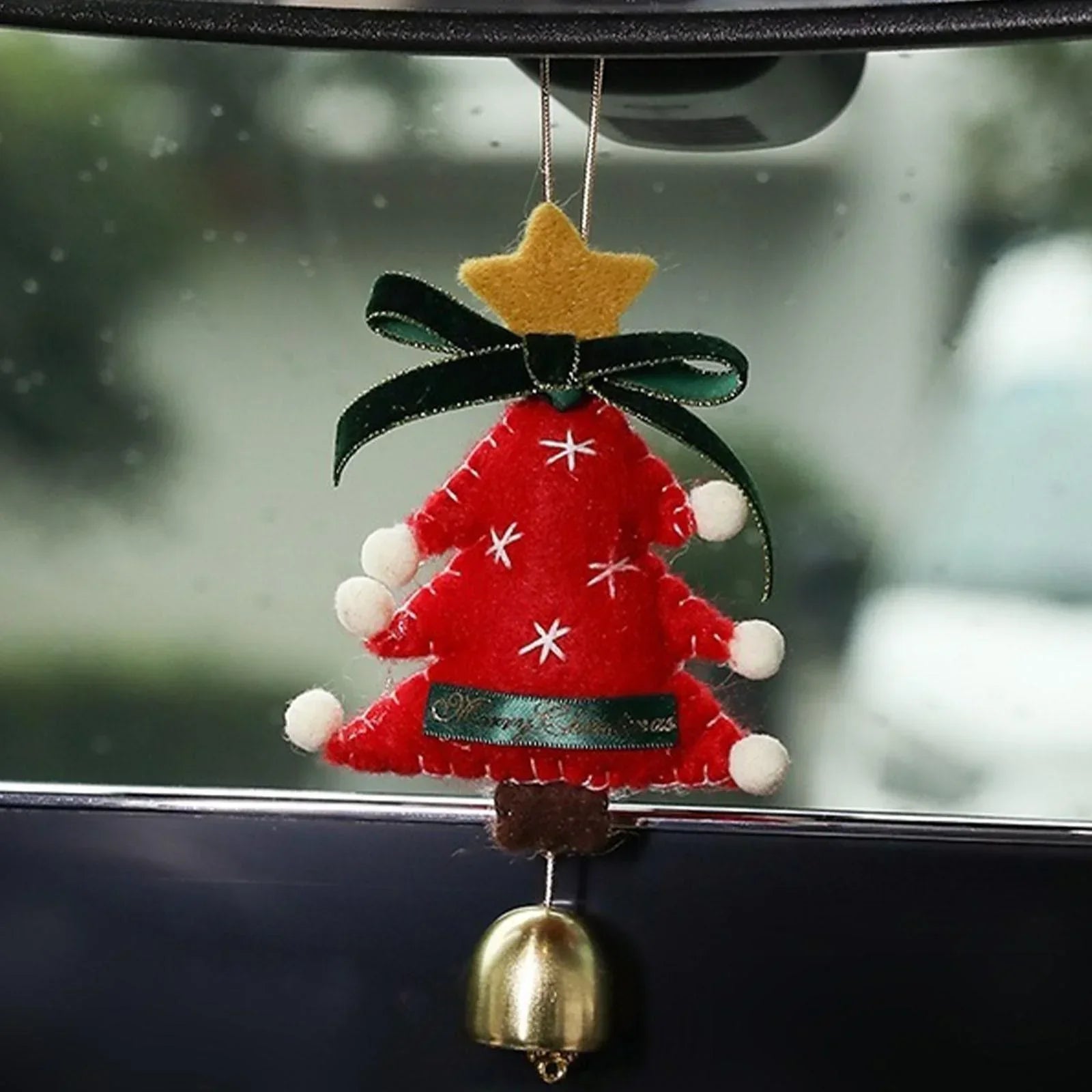 Plush Christmas Tree Ornament ( 2 Pcs )